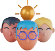 creative team do to build creative ideas by akSoftTech