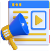 Digital marketing strategy with SEO, social media, and ads